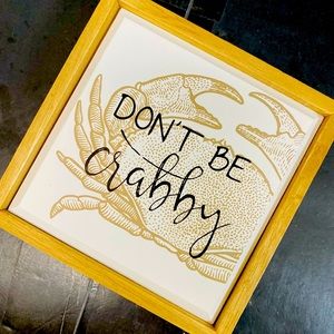 Do Be Crabby Desk Block 5x5 🦀